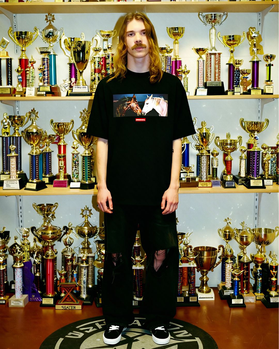 STALLION TEE (BLACK)